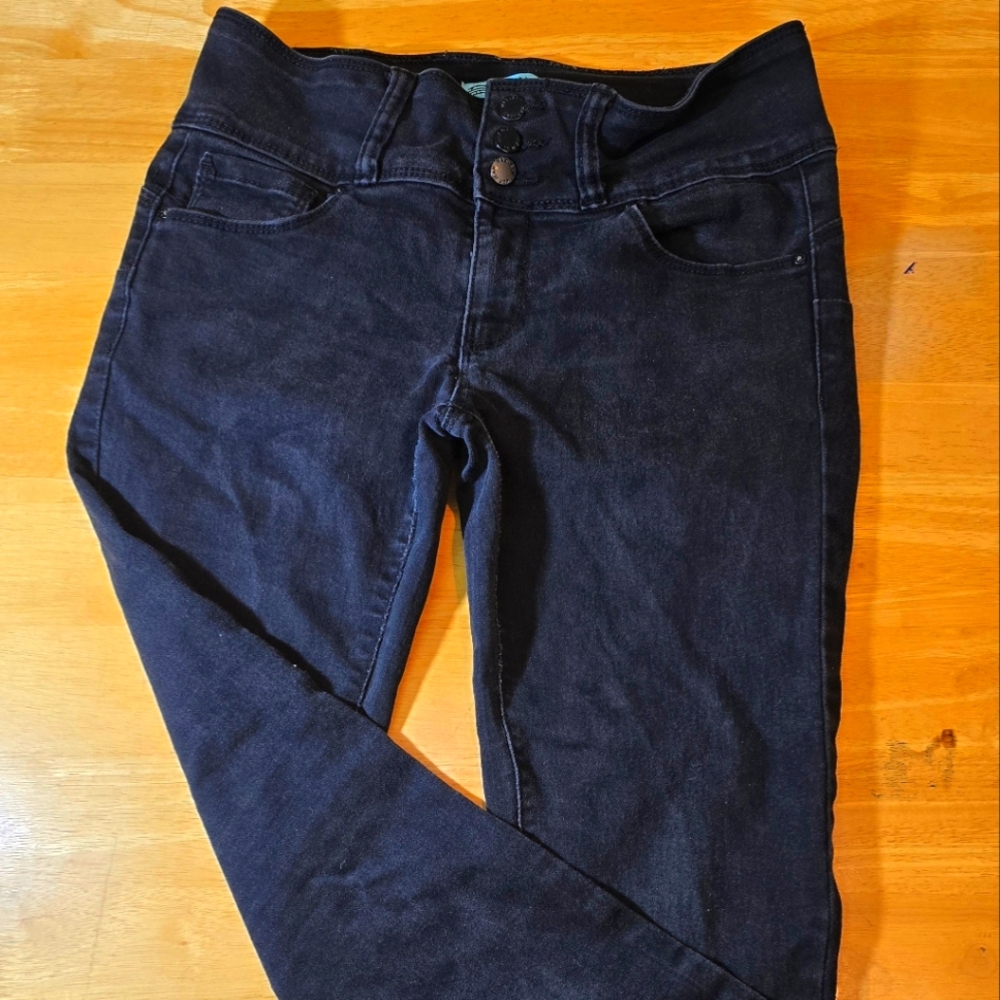 Wax Jean - Butt, I Love You Womens stretch denim, Black skinny jeans Size 5
